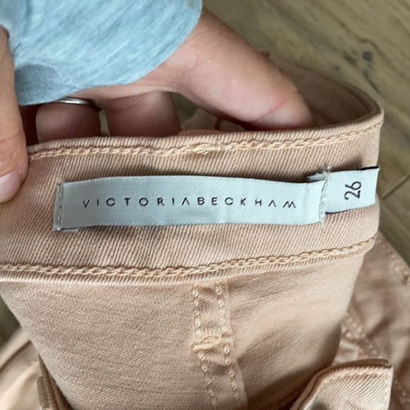 Victoria Beckham salmon pink jeans - Picture 4 of 11